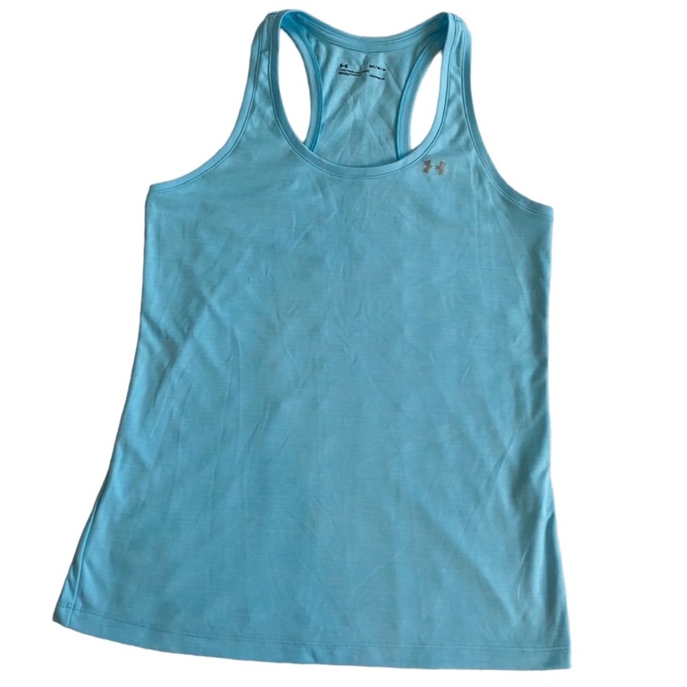 Under Armour Heat Gear Blue Tank Top Size M